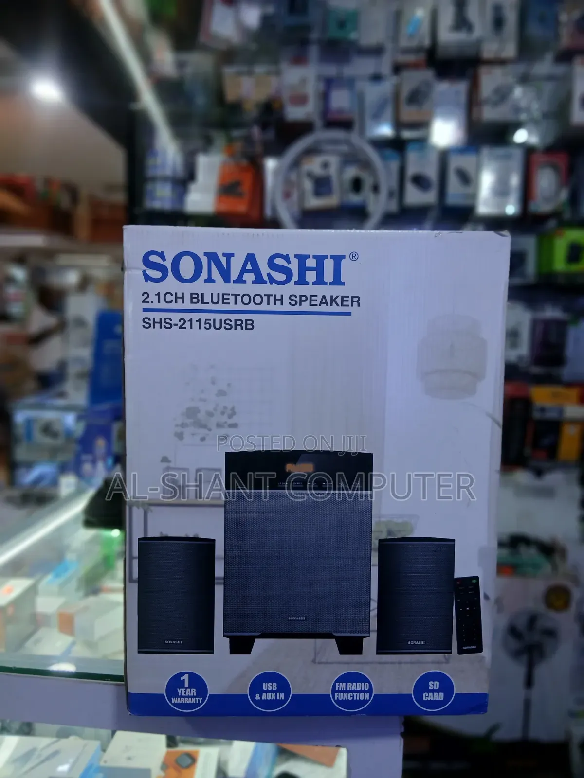 Sonashi 2.1ch Bluetooth Speaker/Music System