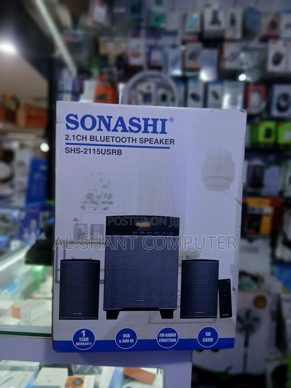 Sonashi 2.1ch Bluetooth Speaker/Music System