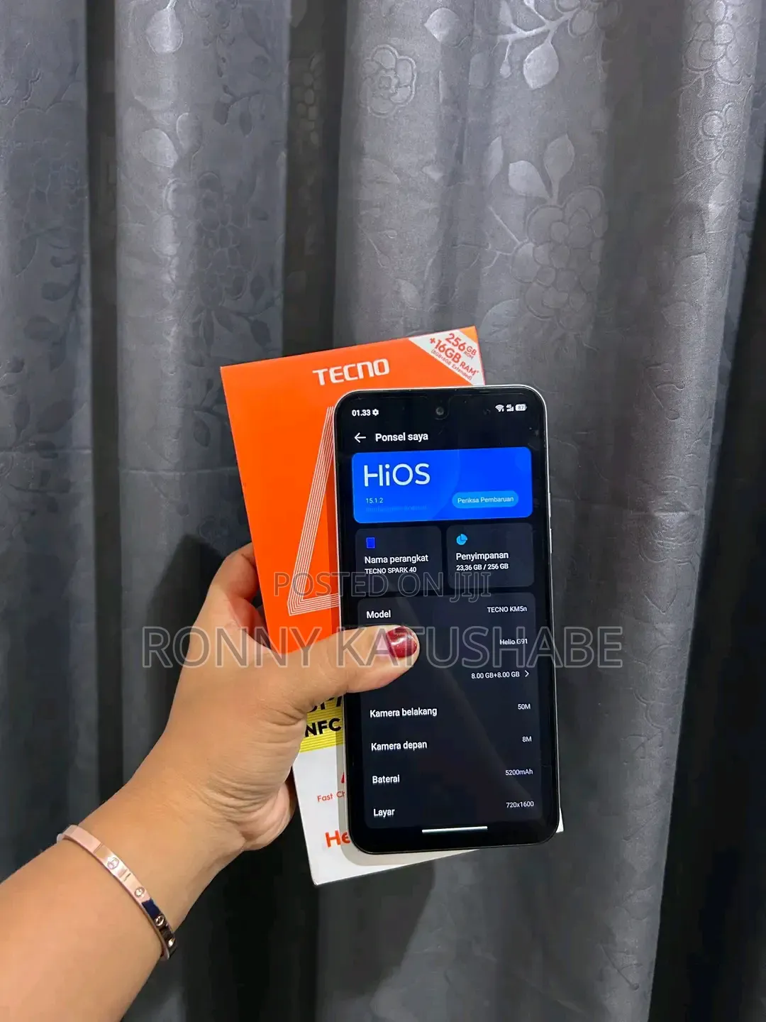 New Tecno Spark 40 128 GB Gray