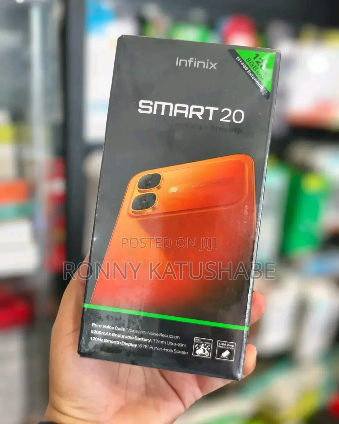 New Infinix Smart 20 128 GB Black