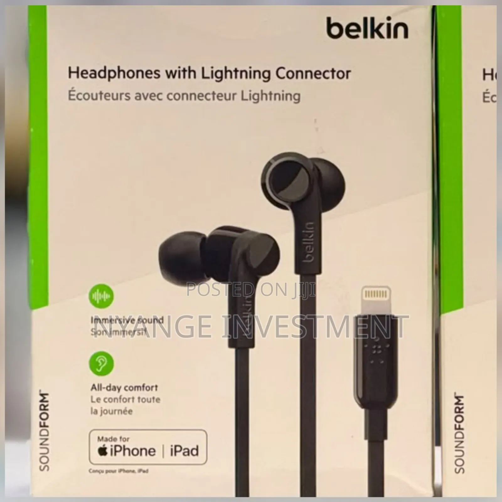 Belkin Soundform Wired in-Ear Headphones With a Lightning Connector
