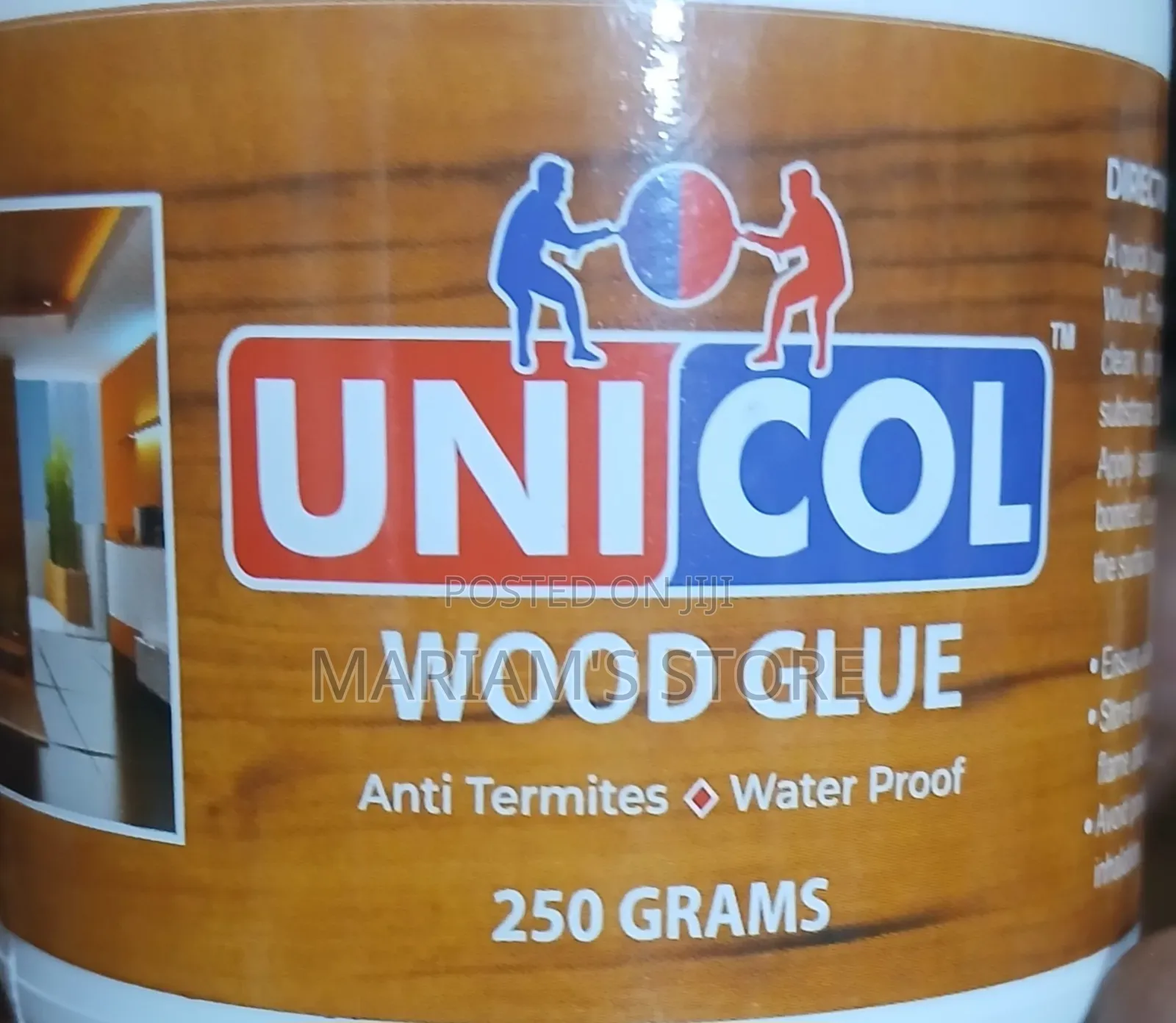 250-gram Jar Of Unicol Wood Glue For Strong, Durable Bonding