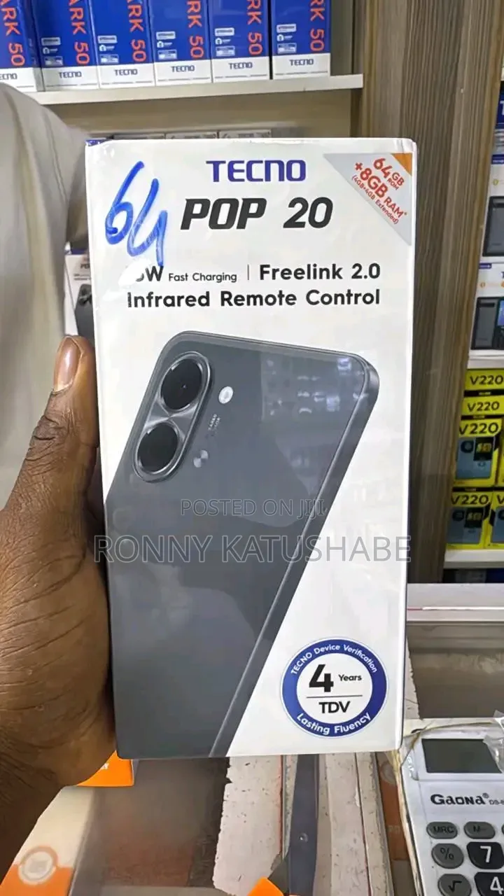New Tecno Pop 20 128 GB Gray