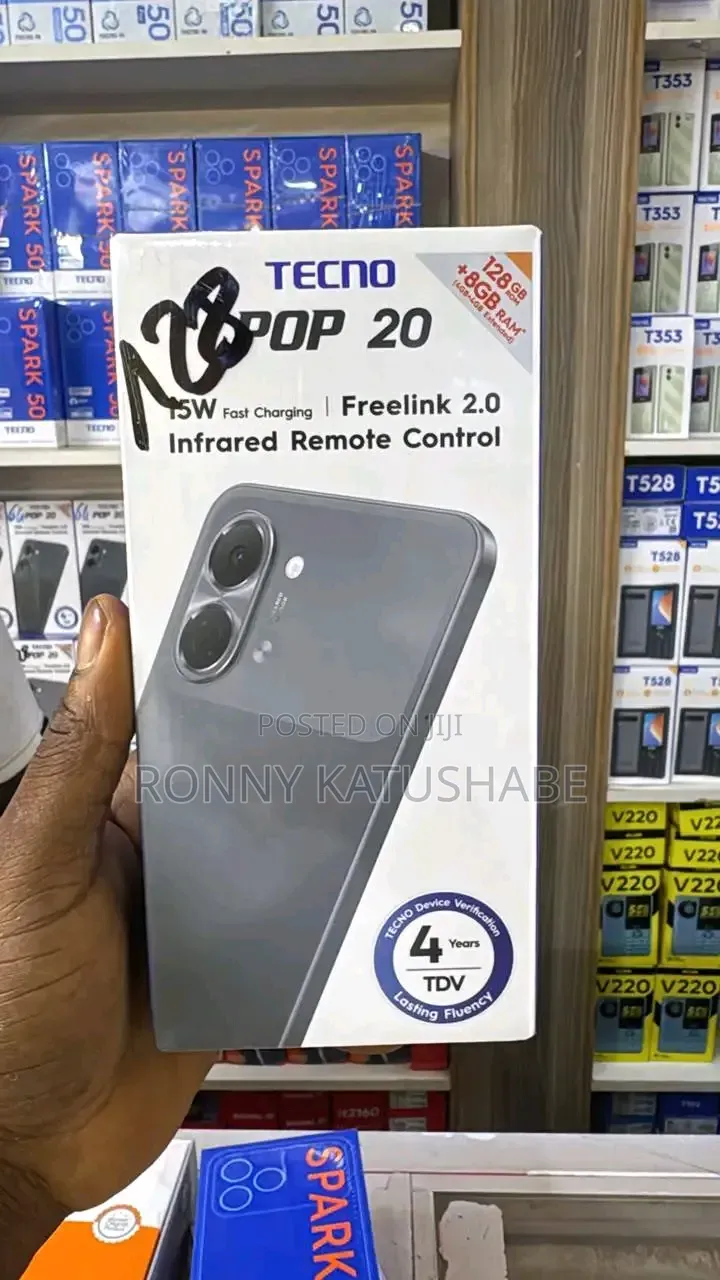 New Tecno Pop 20 128 GB Gray