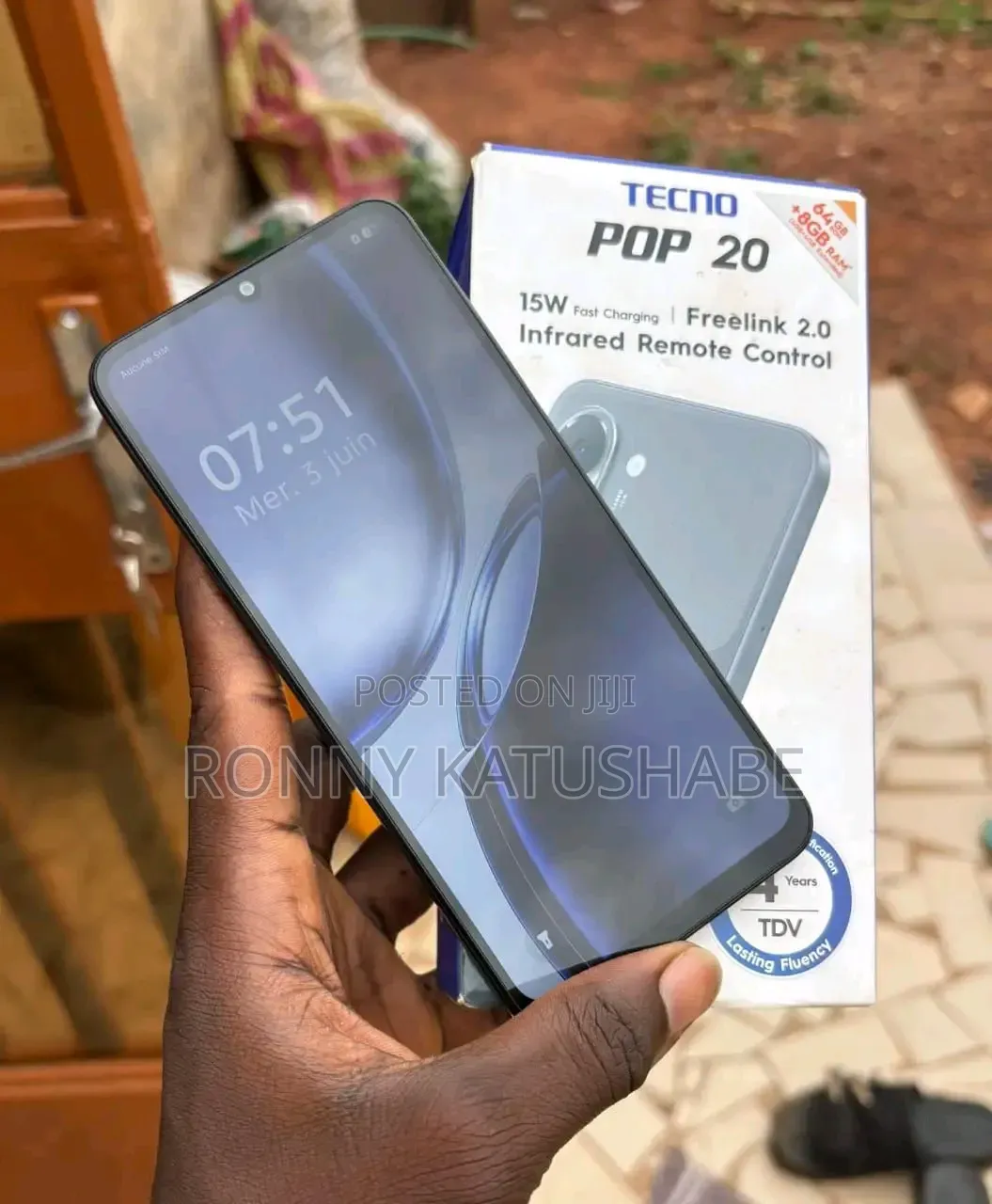 New Tecno Pop 20 128 GB Gray