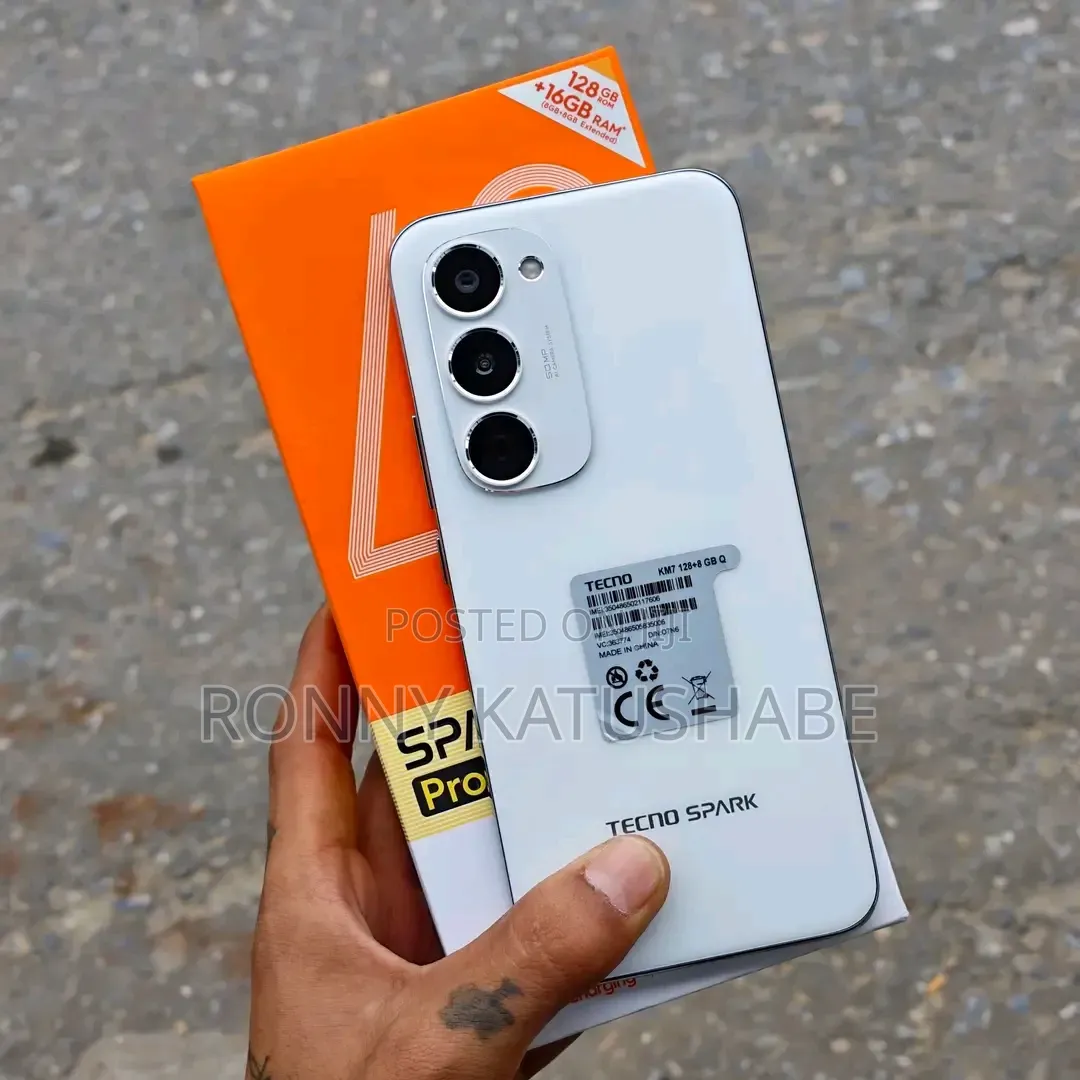 New Tecno Spark 40 Pro+ 256 GB White