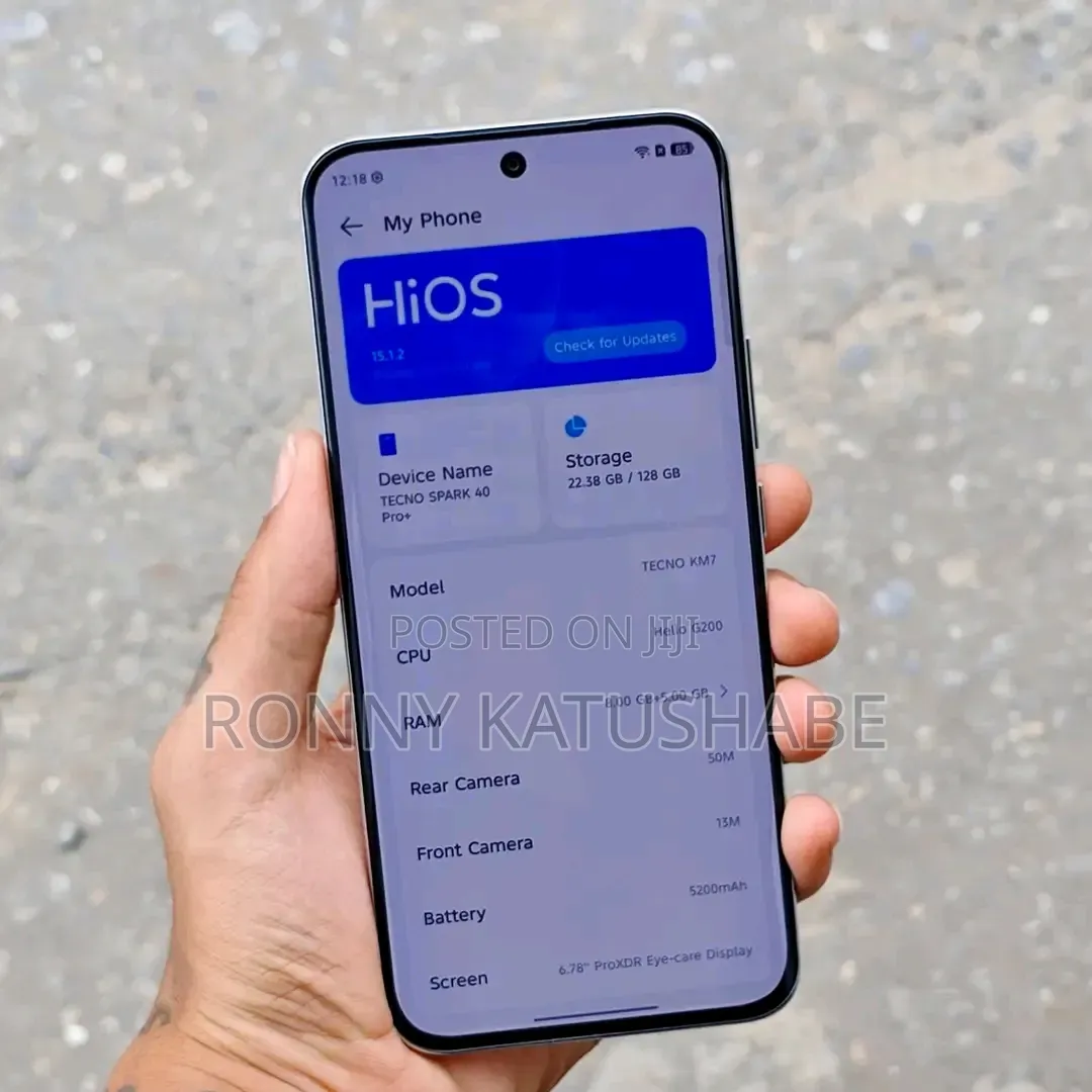 New Tecno Spark 40 Pro+ 256 GB White