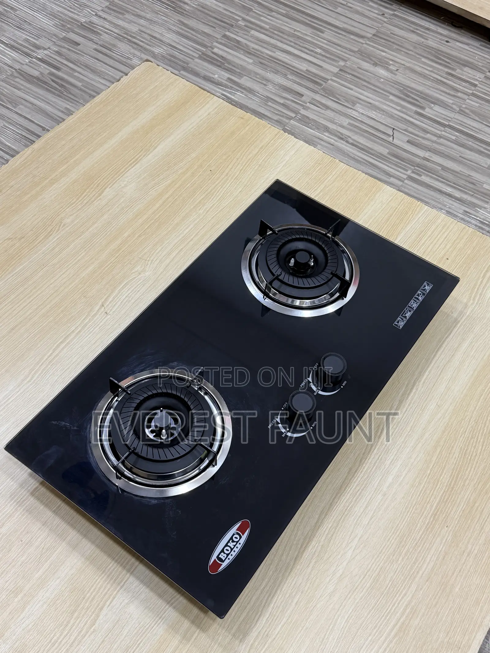 Boko Built in Gas Hoob With Glass Cover