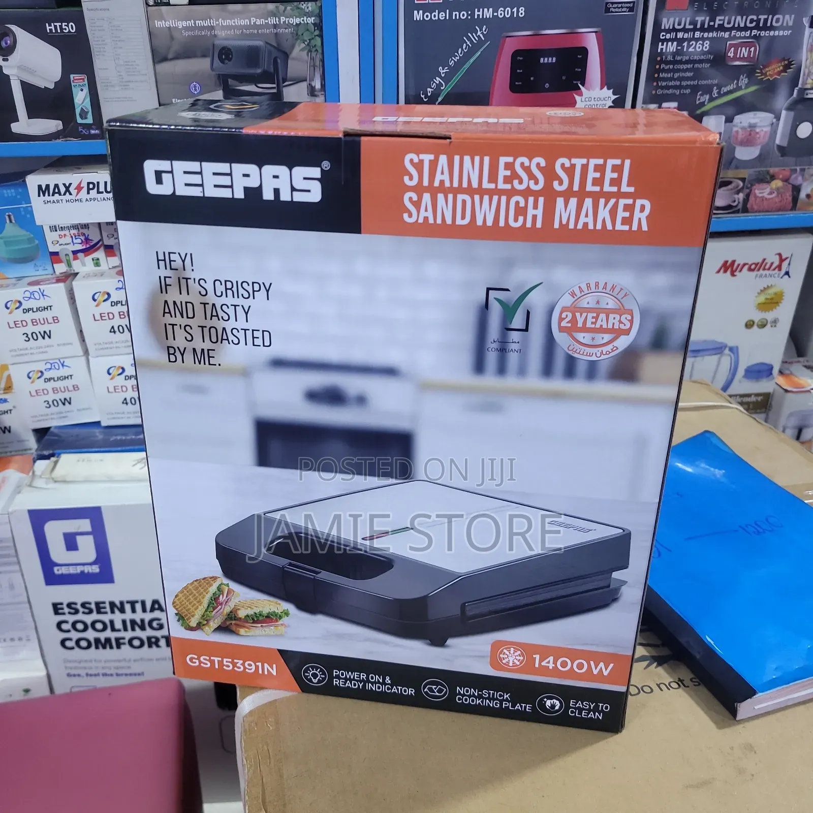 Geepas  Sandwich Maker/ 4slice Sandwich Maker