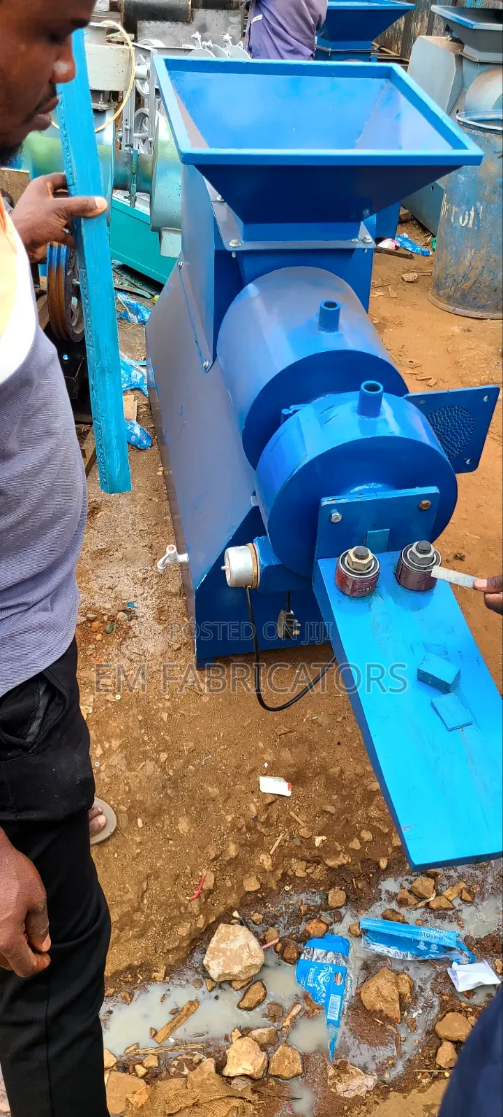 Soap Making Machine Made in Uganda. 600kg/Hr. Fast Ease to Use.