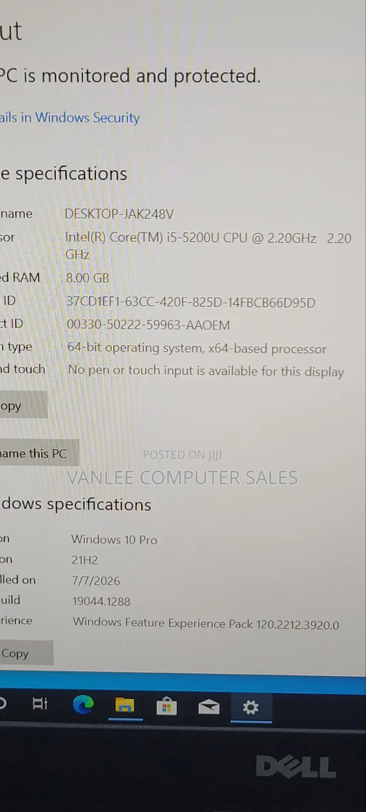 Laptop Dell Latitude 3350 8GB Intel Core i5 HDD+SSD 250GB