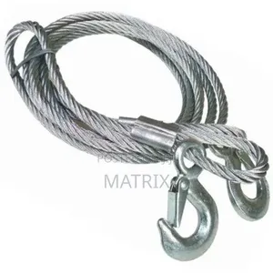 Heavy-Duty Emergency Towing Steel Wire Cable for Rescuing Vehicles.