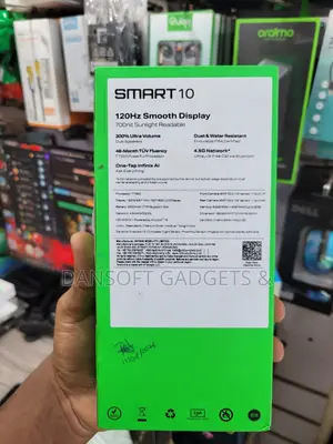 New Infinix Smart 10 128 GB Black
