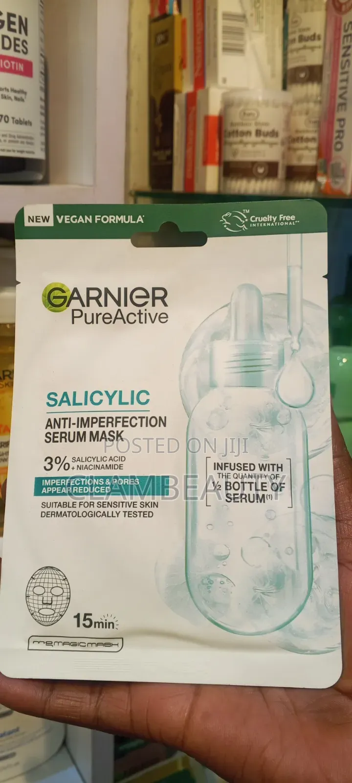 Garnier Pure Active Salicylic Anti-Imperfection Serum Mask
