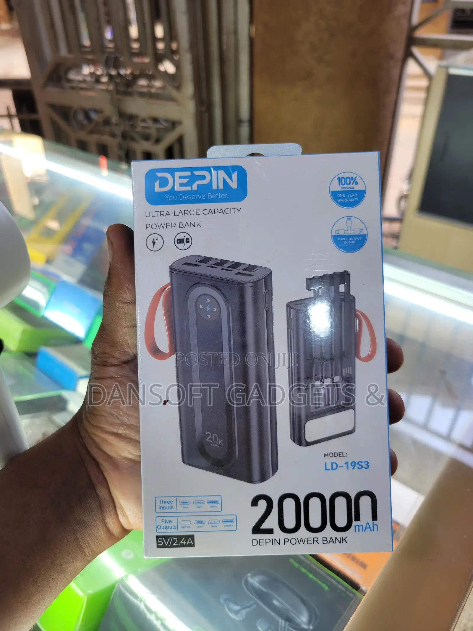 Depin 20,000mah Power Bank