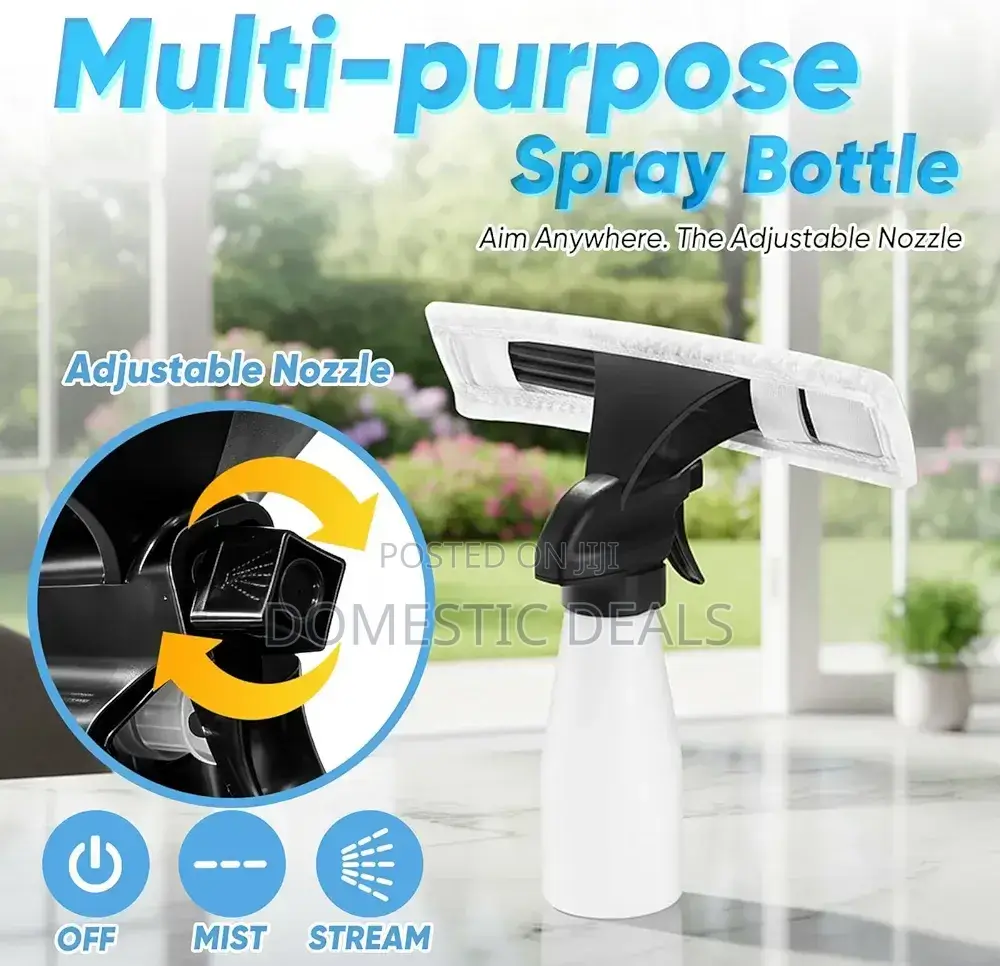 Cordless Window Vacuum Squeegee With Detachable Water Tank