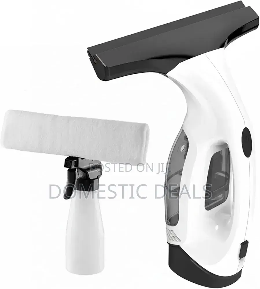 Cordless Window Vacuum Squeegee With Detachable Water Tank