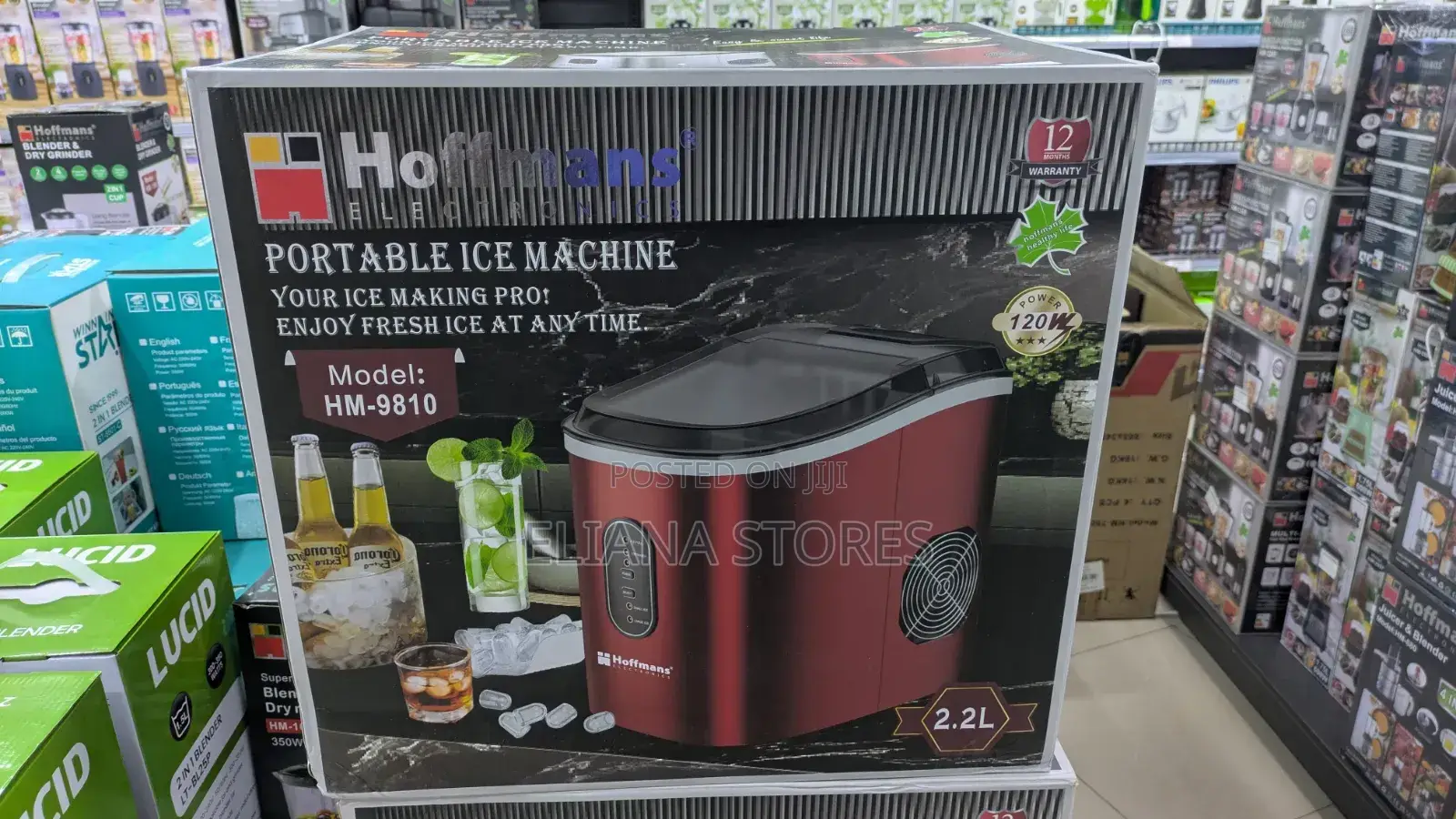 Hoffman Portable Ice Machine 2.2l