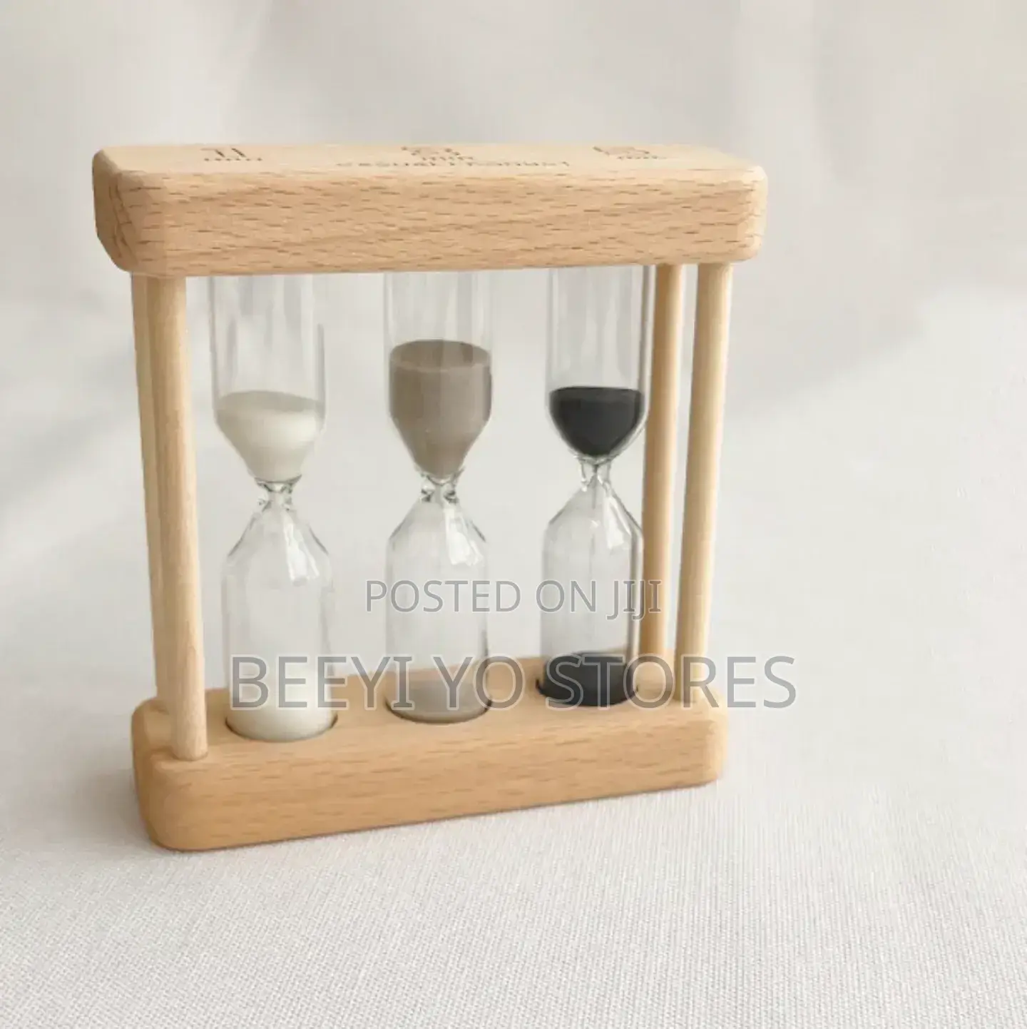 3-in-1 Wooden Hourglass Timer Set