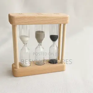 3-in-1 Wooden Hourglass Timer Set