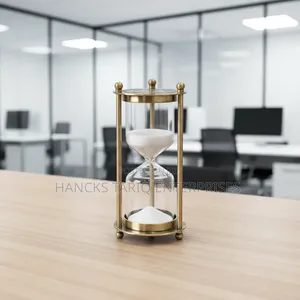 Vintage Brass Hourglass Timer