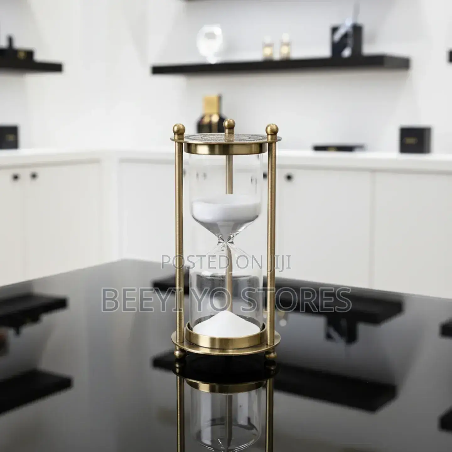 Vintage Brass Hourglass Timer