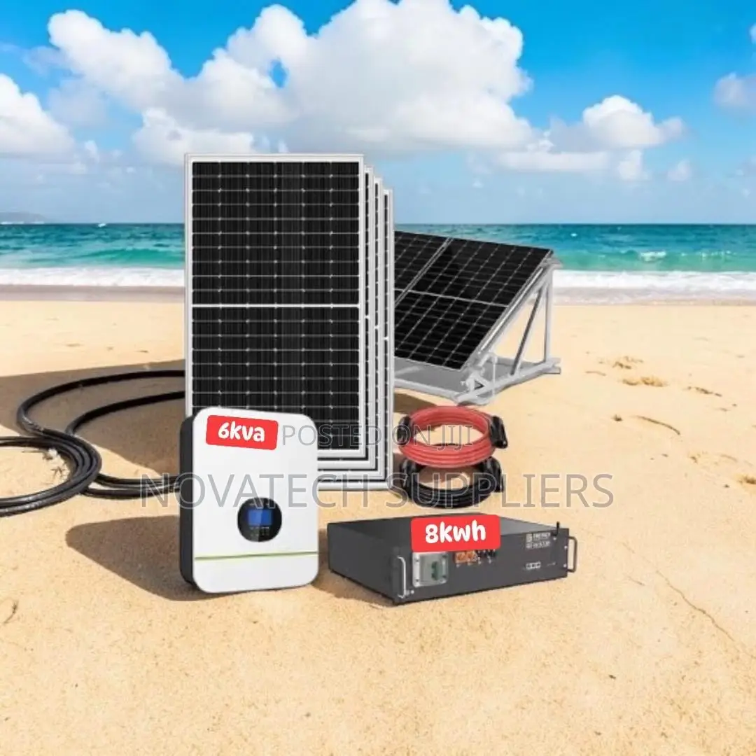 Powerful 8kwh 6kva Hybrid Solar Kit With 8 High-Efficiency Panels