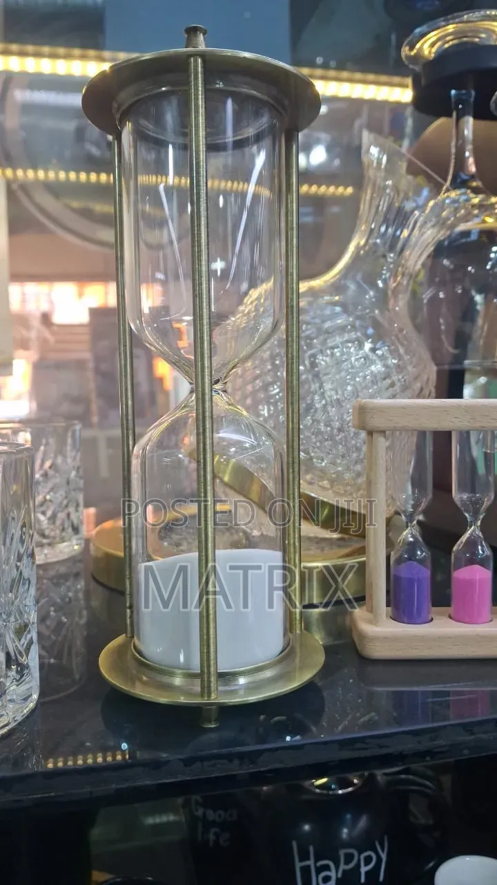 Sandglass Timer,Hourglass Sand Timers,Metal Hourglass Decorative