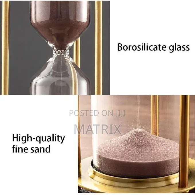 Sandglass Timer,Hourglass Sand Timers,Metal Hourglass Decorative