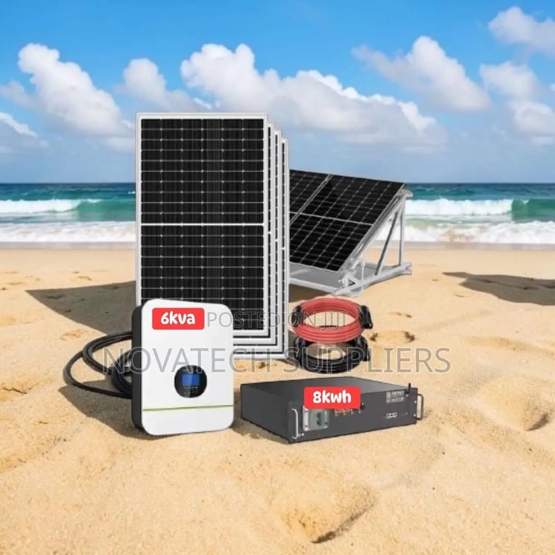 Premium 8kwh Hybrid Solar System With 8x620w Solar Panels Brand New