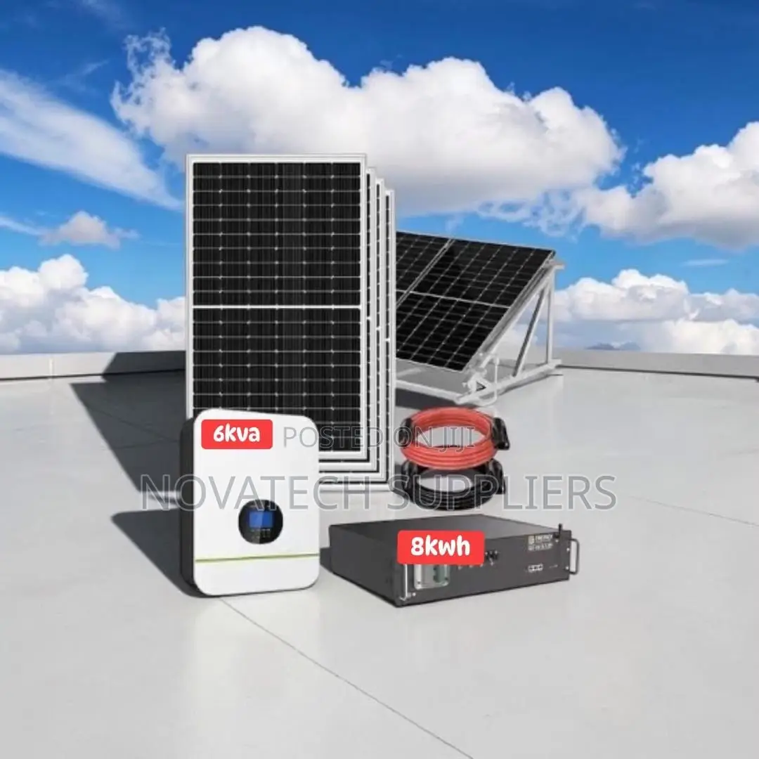 Long-Life 8kwh Lithium Hybrid Solar System With 6kva Inverter
