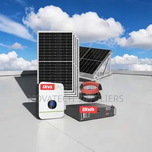 Long-Life 8kwh Lithium Hybrid Solar System With 6kva Inverter