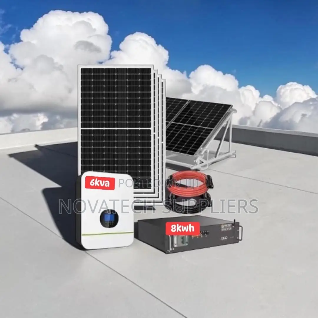 8kwh Lithium Ion Hybrid Solar System | 6kva | Full Accessories