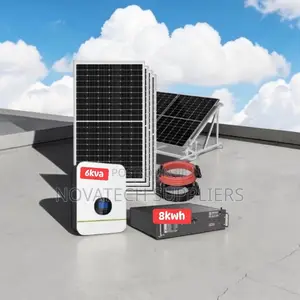 8kwh Lithium Ion Hybrid Solar System | 6kva | Full Accessories