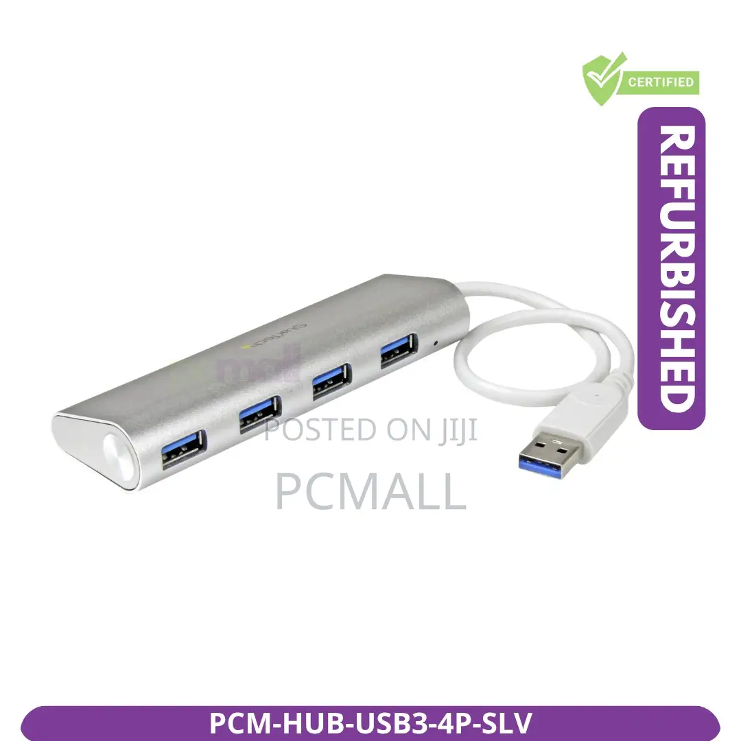 4-Port Usb 3.0 Hub Silver Brand New PCM-Hub-Usb3-4p