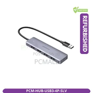 4-Port Usb 3.0 Hub Silver Brand New PCM-Hub-Usb3-4p