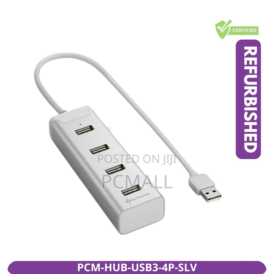 4-Port Usb 3.0 Hub Silver Brand New PCM-Hub-Usb3-4p