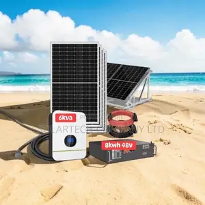 Powerful 8kwh 6kva Hybrid Solar Kit With 8 High-Efficiency Panels