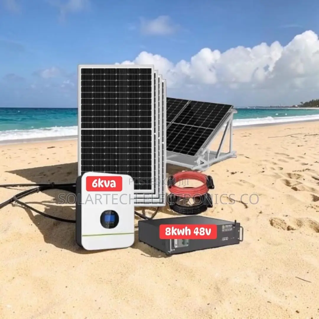 Powerful 8kwh 6kva Hybrid Solar Kit With 8 High-Efficiency Panels
