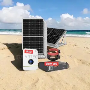 8kwh 48v Lithium Solar System | 6kva Inverter | Complete Kit