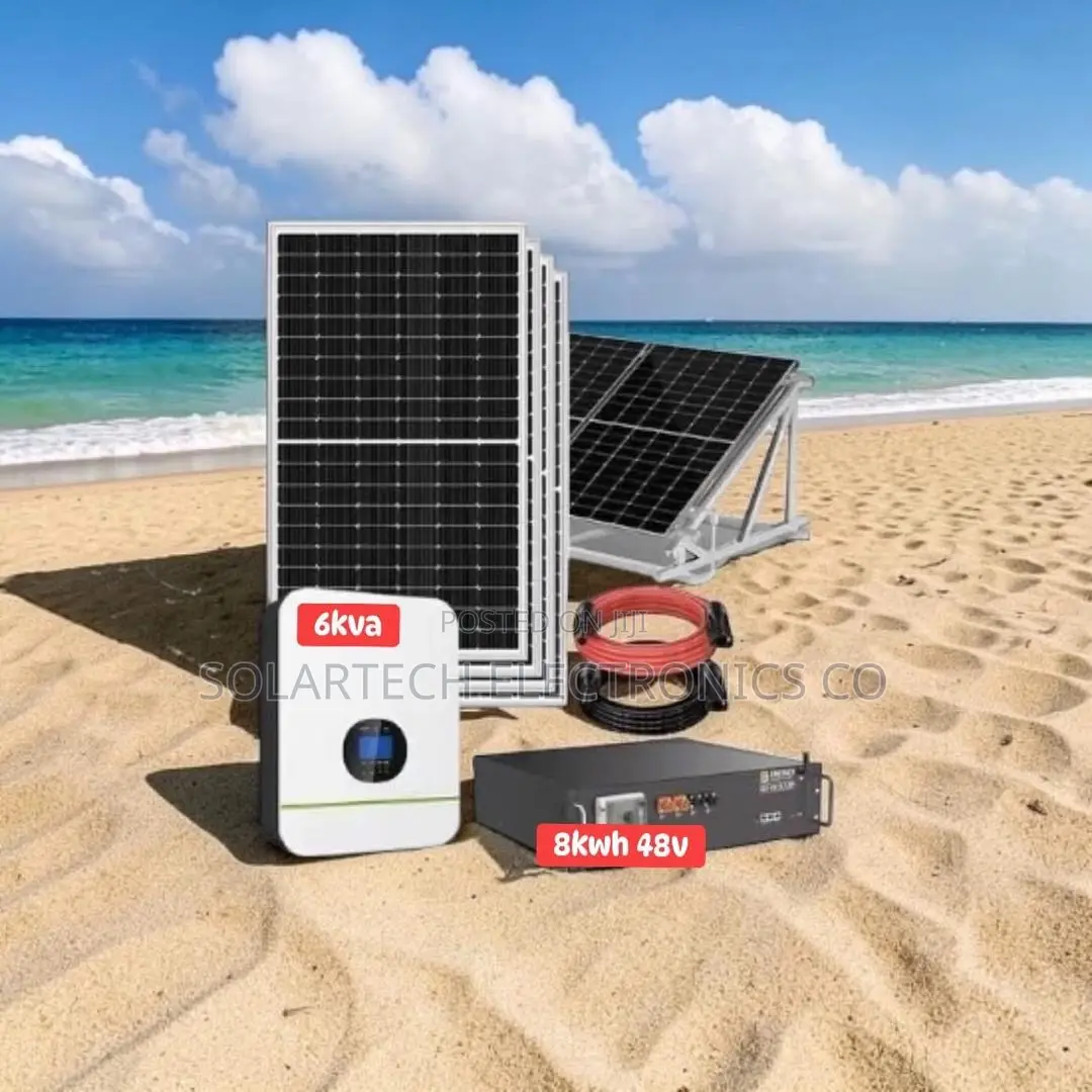 8kwh 48v Lithium Solar System | 6kva Inverter | Complete Kit