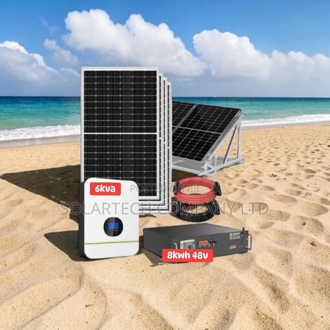 8kwh 48v Lithium Solar System | 6kva Inverter | Complete Kit