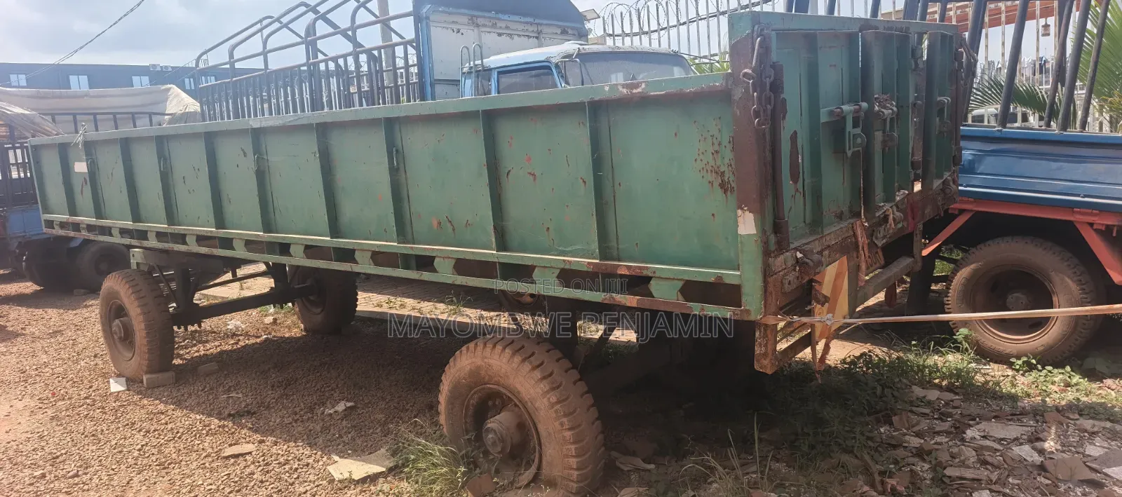 20 Feet Heavy Duty Agricultural Tractor Trailer