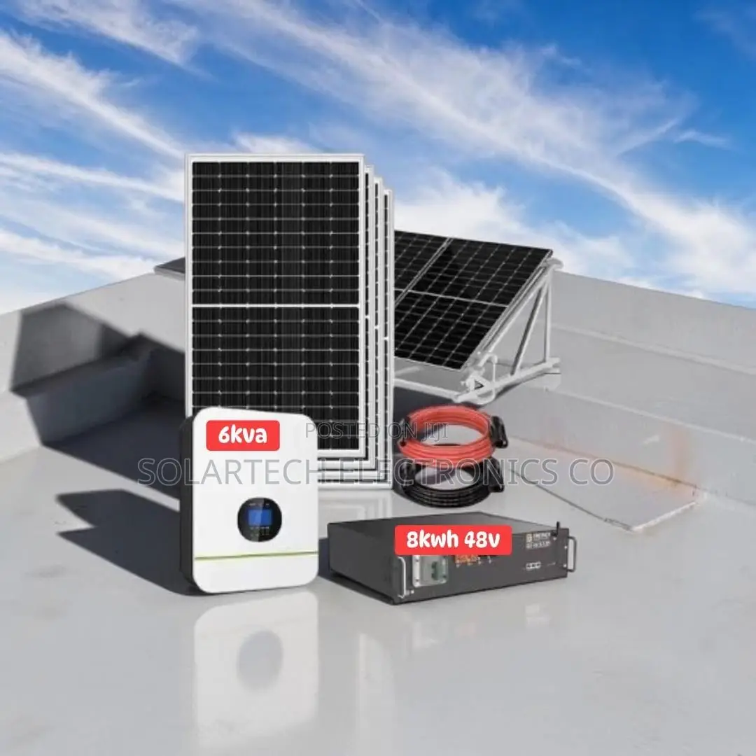 Reliable 8kwh 48v Solar Power Kit | 8x620w Panels Included