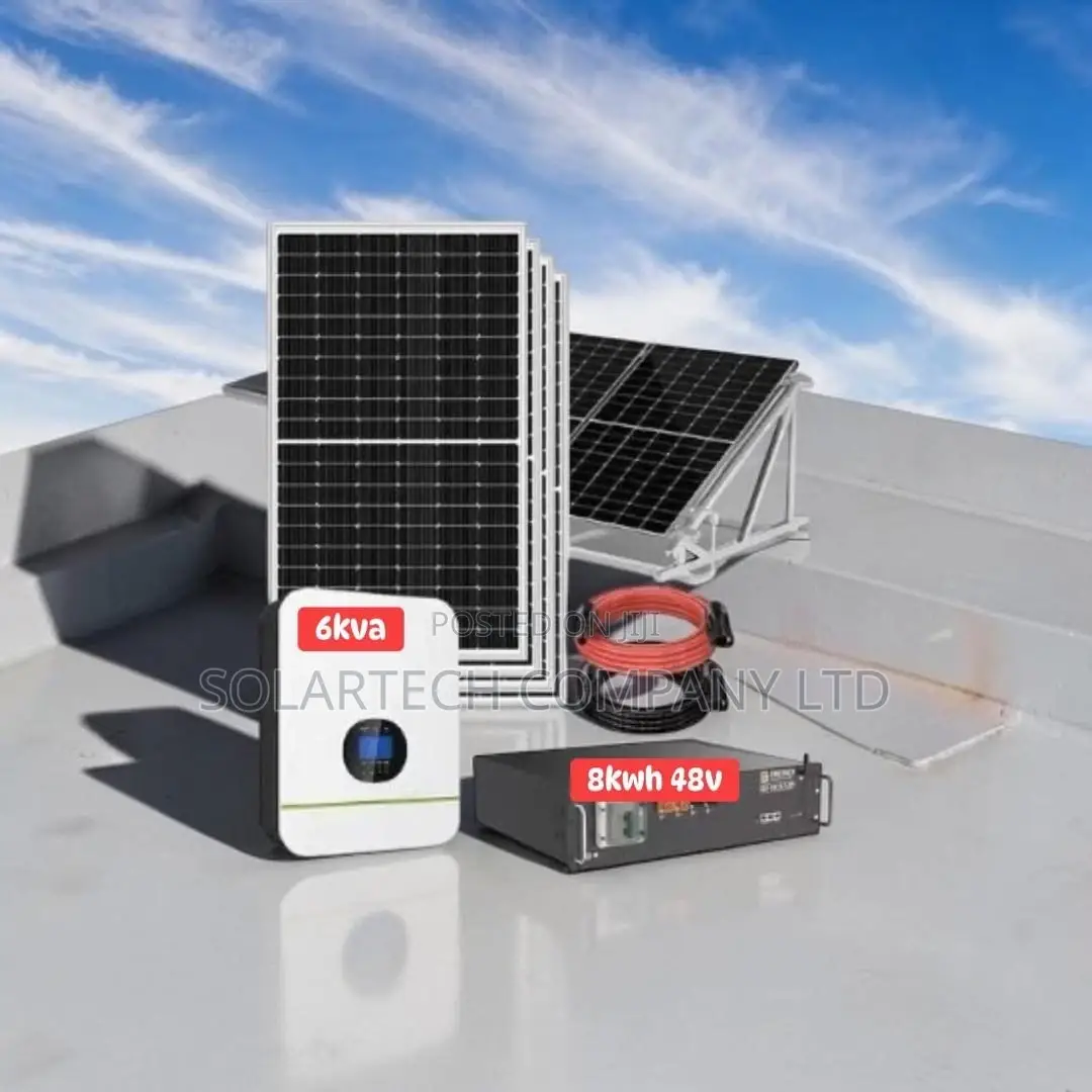 Reliable 8kwh 48v Solar Power Kit | 8x620w Panels Included