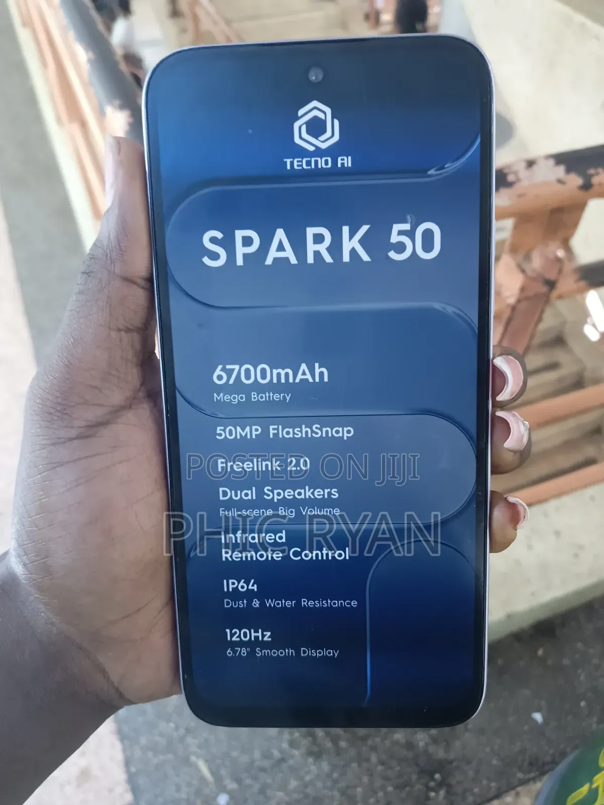 New Tecno Spark 50 128 GB Blue