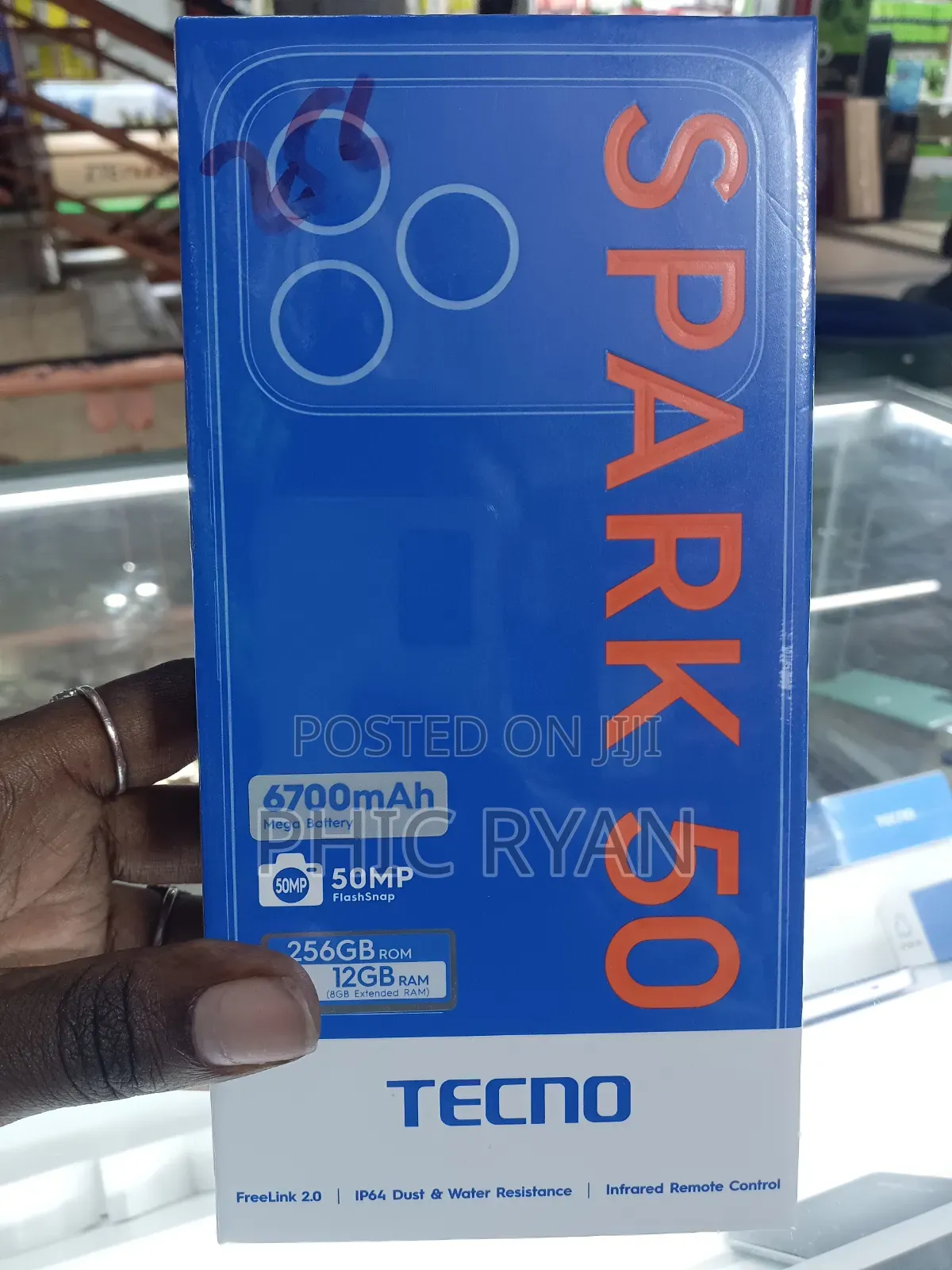 New Tecno Spark 50 128 GB Blue