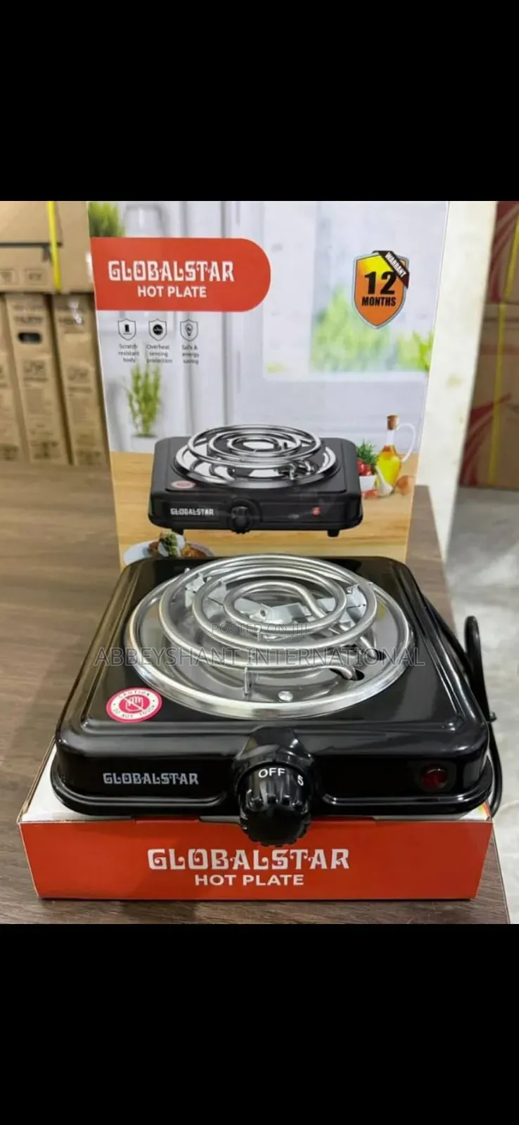 Single-Coil Electric Hot Plate