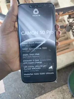 New Tecno Camon 50 Pro 256 GB Silver