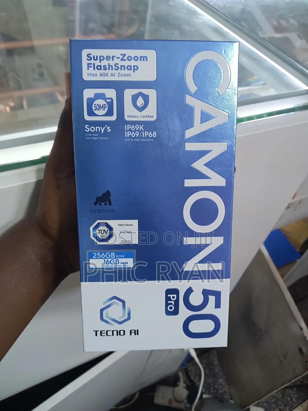 New Tecno Camon 50 Pro 256 GB Silver